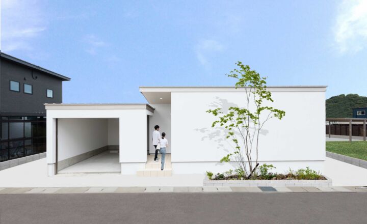 ノークホームズ株式会社　平屋×インナーガレージを叶えた高級感が感じられる住まい